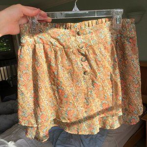 Mimi Chica Floral Print Skirt